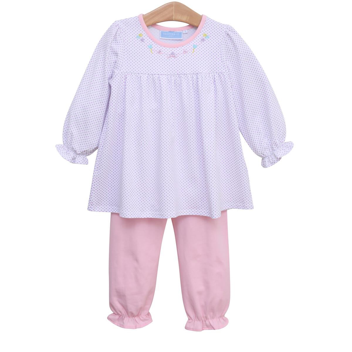 Trotter Street - Magical Embroidery Pants Set
