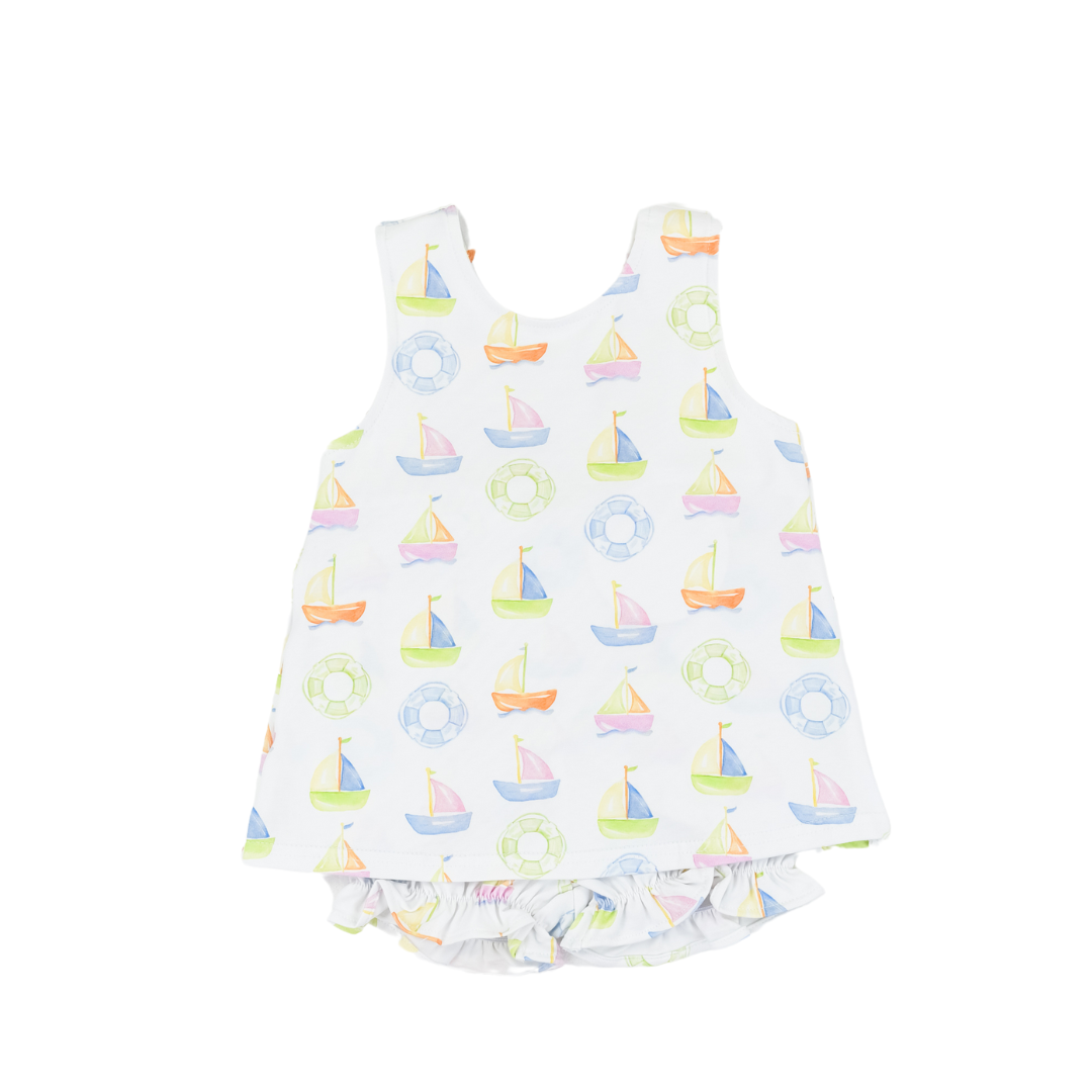 Cypress Row - Sweet Sails Girls Swing Back Set