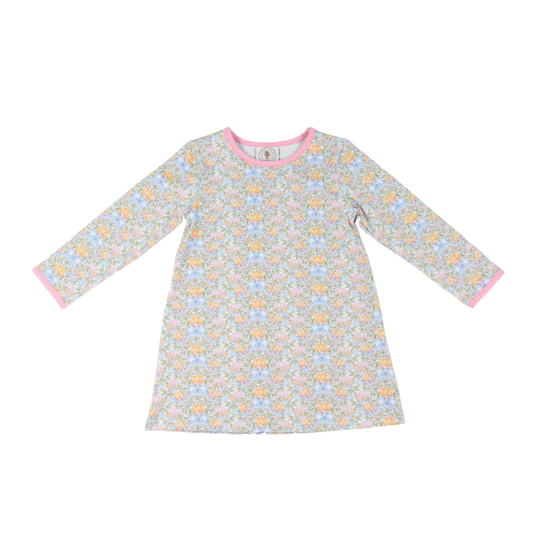 Pumpkin Patch Prep Susie Swing Longsleeve Dress
