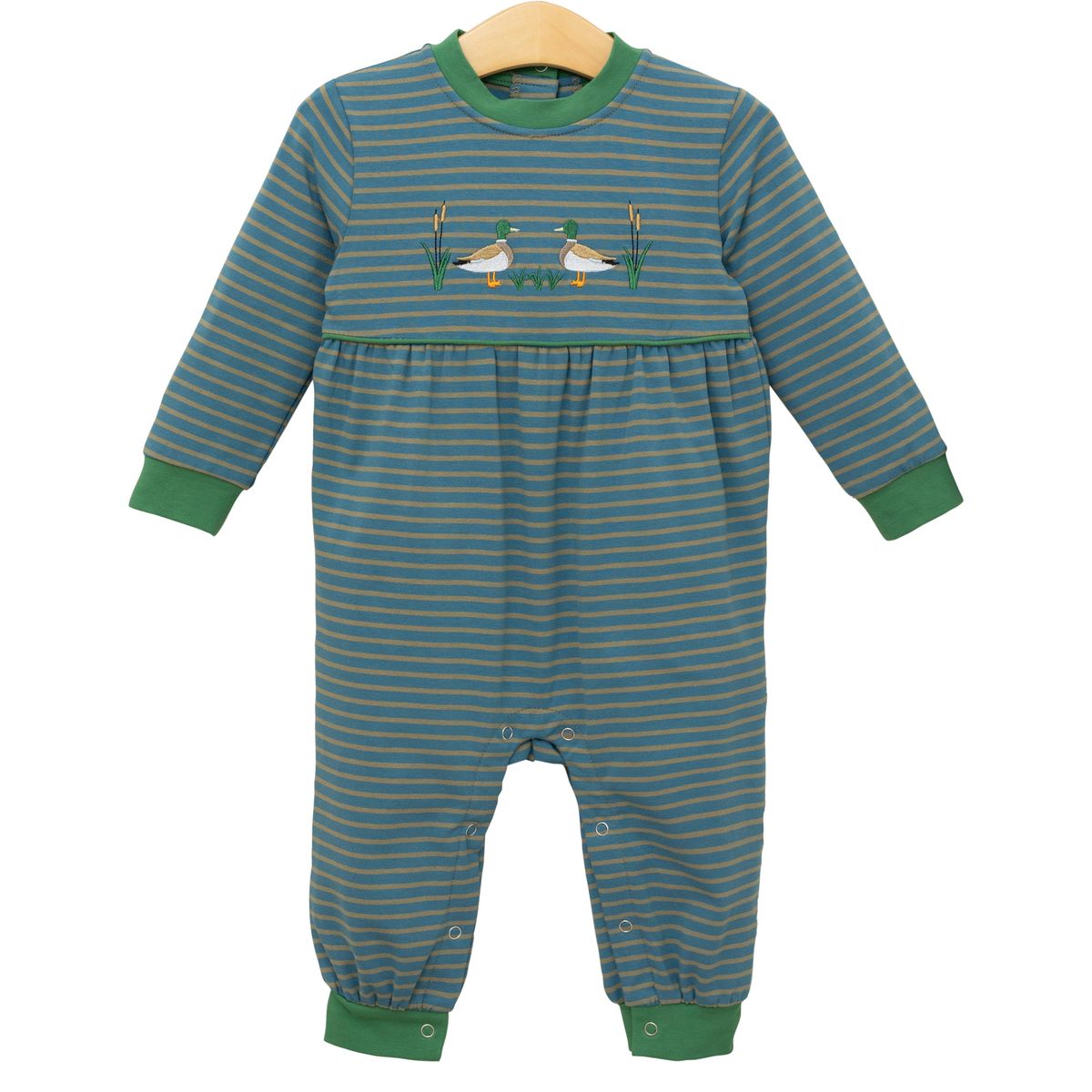 Mallard Embroidered Romper