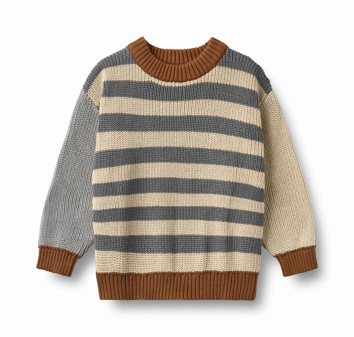 Flint Stripe L/S Rasmus Knit Jumper