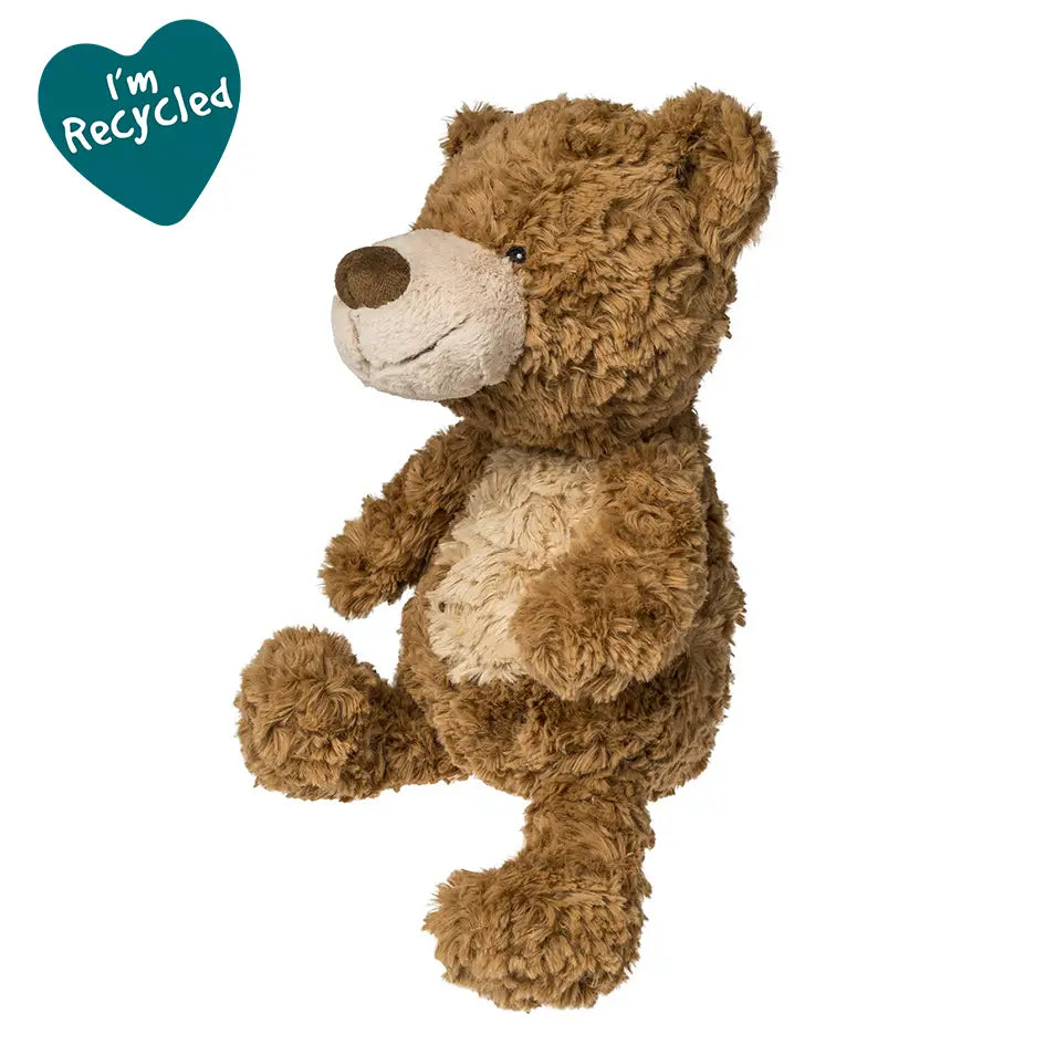 Mary Meyer Again Friends Teddy plush toy with soft brown fur and gentle expression, perfect for comforting and cuddling.
