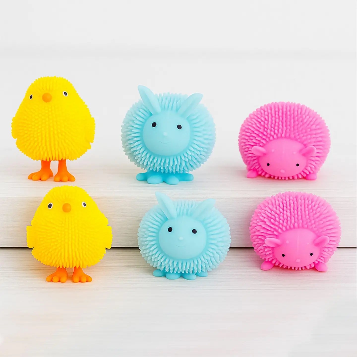 Colorful Light-Up Squishies by Toysmith with soft, squeezable texture and glowing features for kids' fun and sensory play.