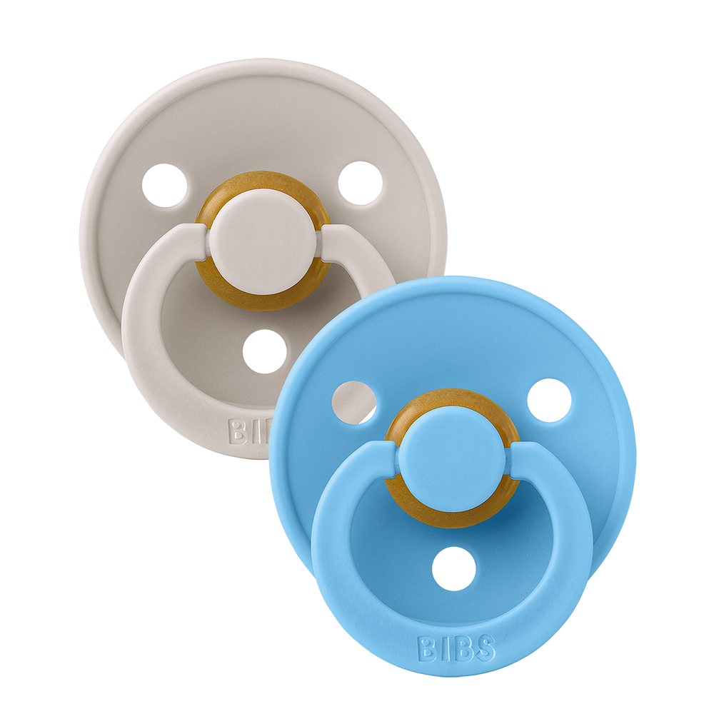 Bibs Pacifier - Colour 2 Pack - Mushroom/Breeze