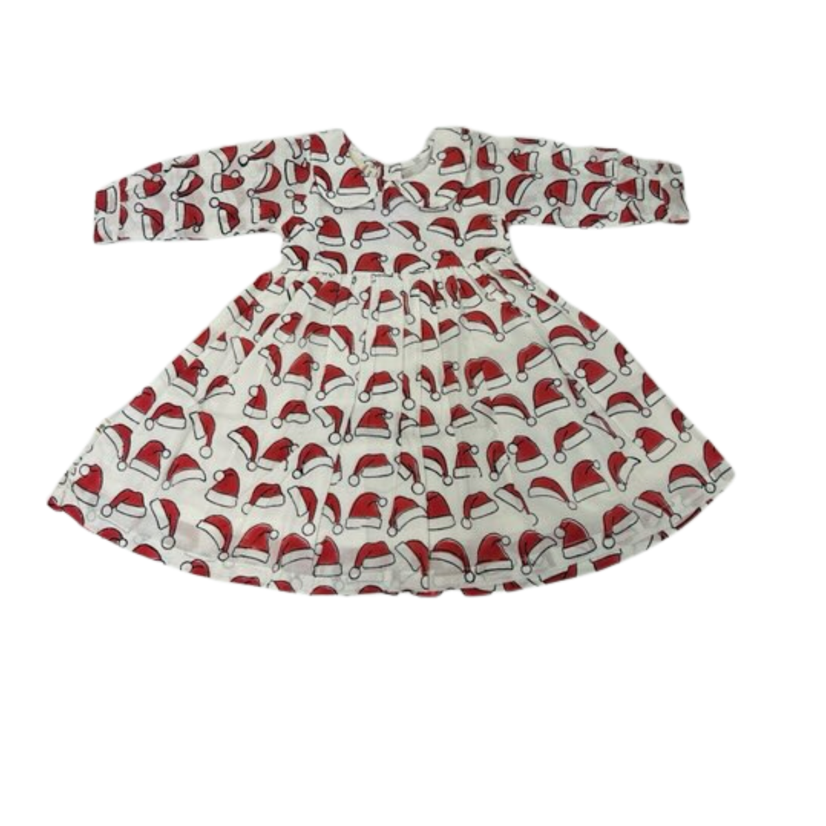 eight thousand miles - Peter Pan Collar Dress- Santa Hat