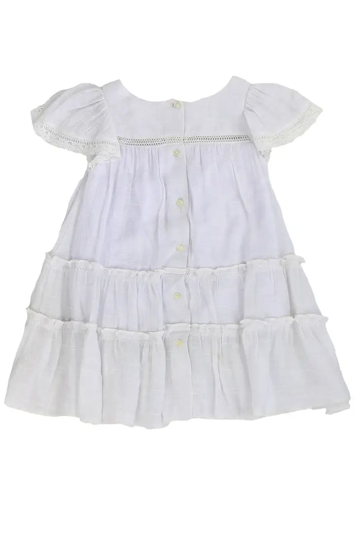Lele for Kids - Belissima Bella Dress- White