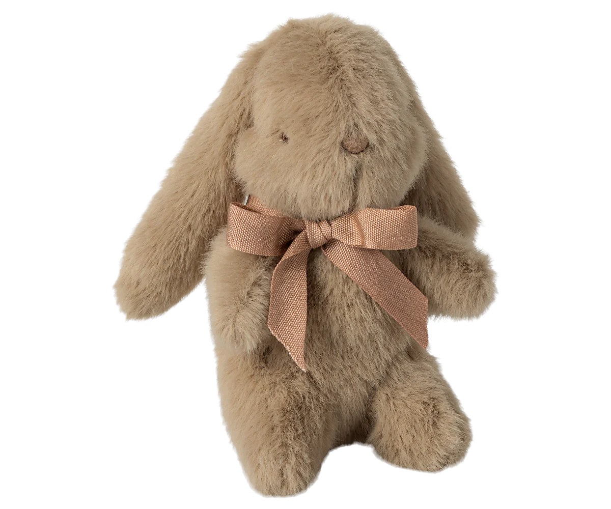 Maileg - Dusty Brown Mini Bunny Plush