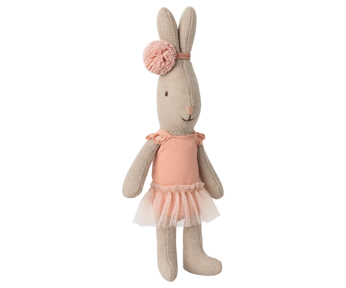 Maileg - Rabbit, Micro - Ballet Suit and Skirt Rose