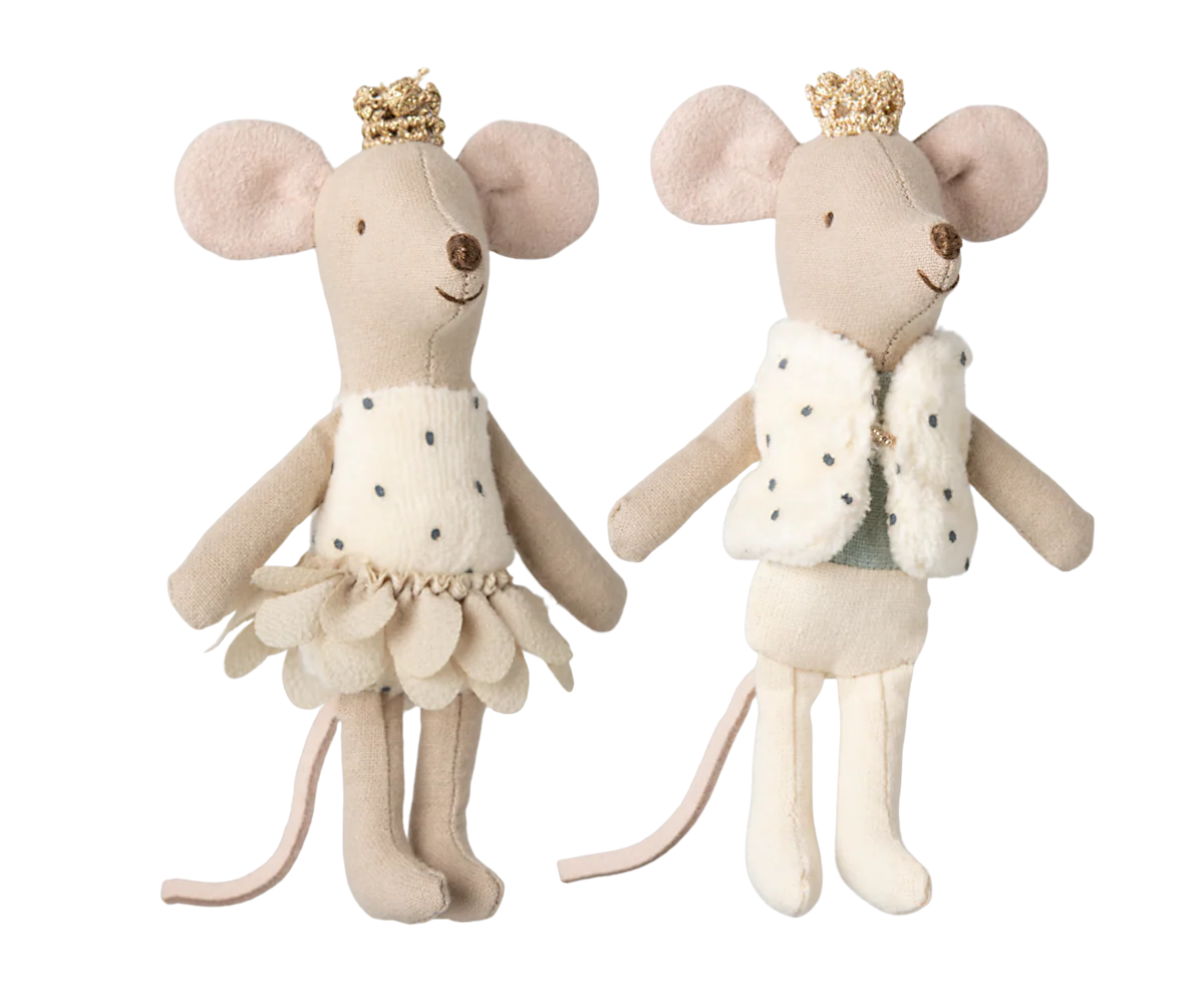 Royal twin mice Little sister & brother in matchbox