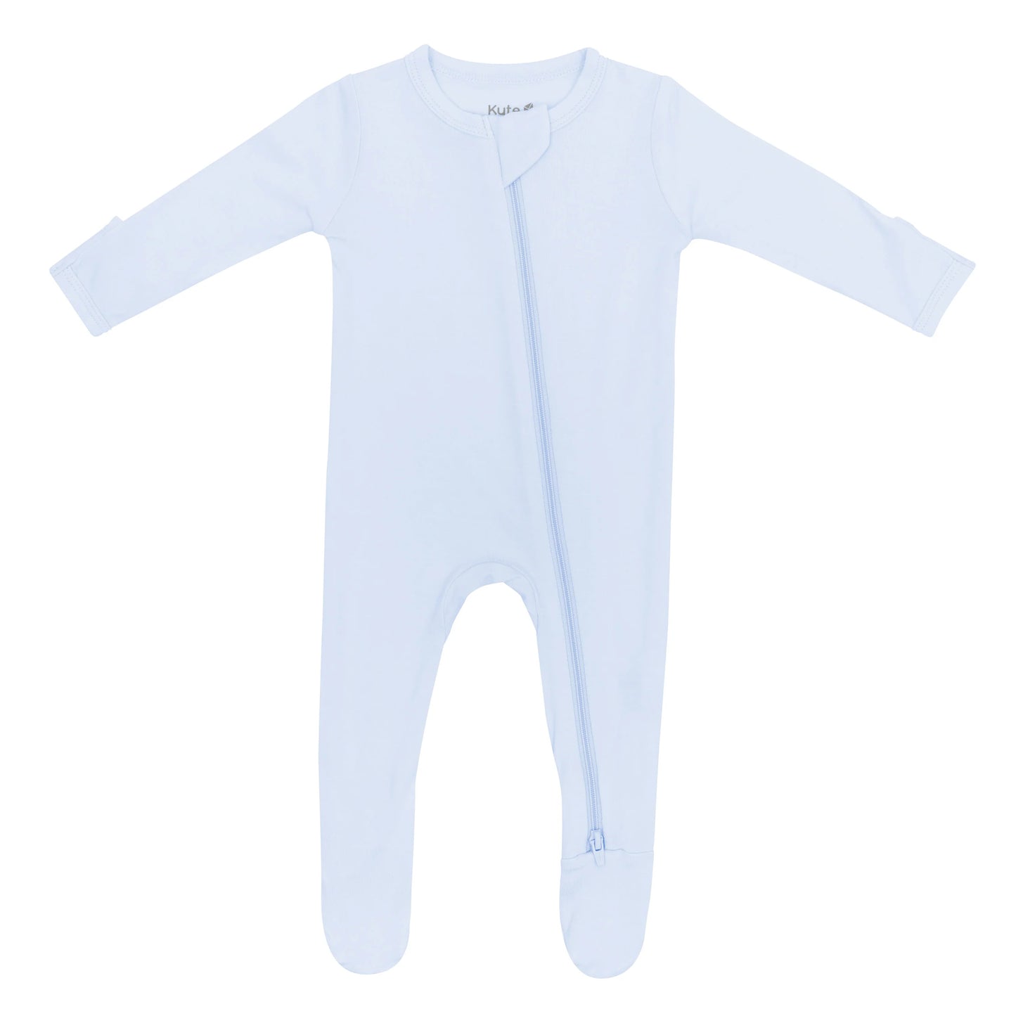 Kyte - Zippered Footie in Mist