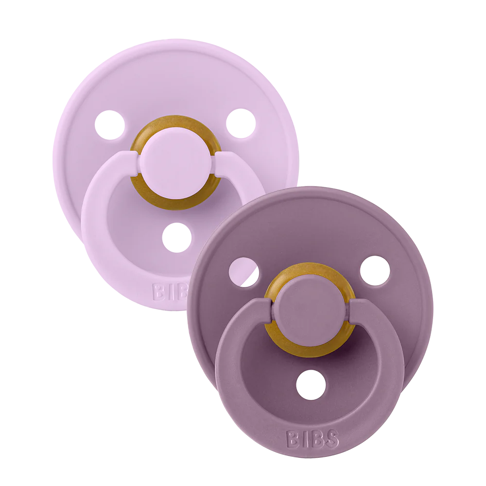 Bibs Pacifier - 2 pack - Violet Sky/Mauve