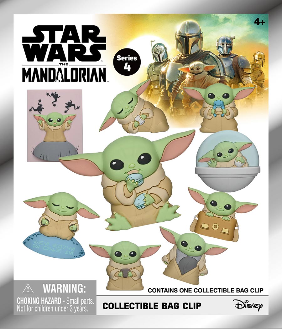 Star Wars The Mandalorian 3D bagclip from Thin Air Brands featuring a detailed Mandalorian character design
