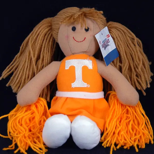 Tennessee Volunteers Plush Doll Cheerleader 11 Inch