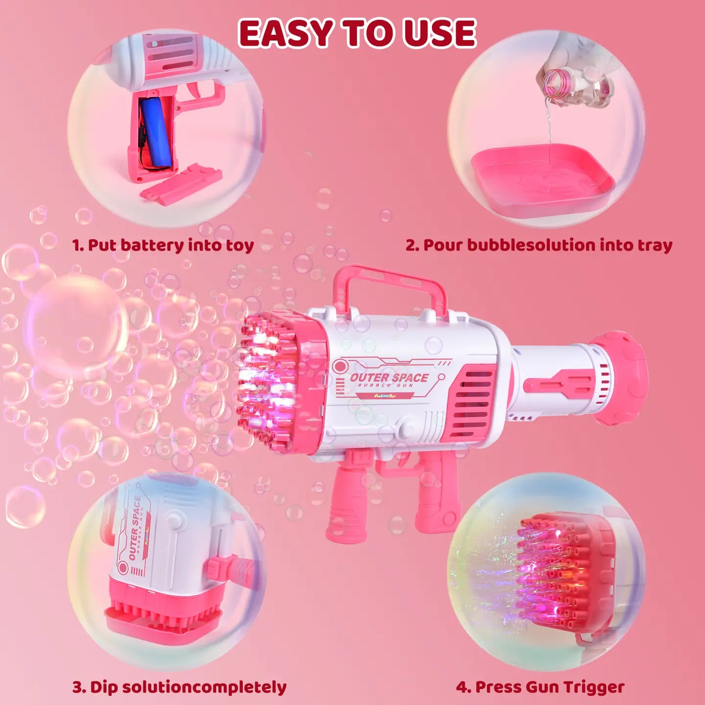 Outer Space Bubble Machine