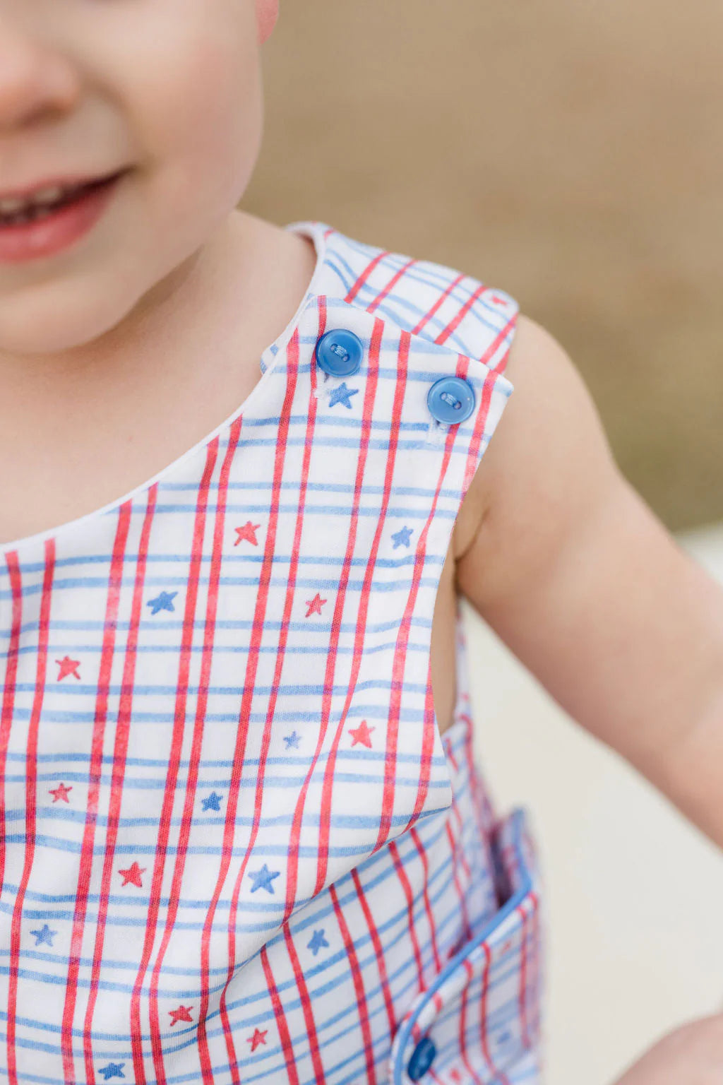 James & Lottie - Patriotic Knit Reed Jon Jon