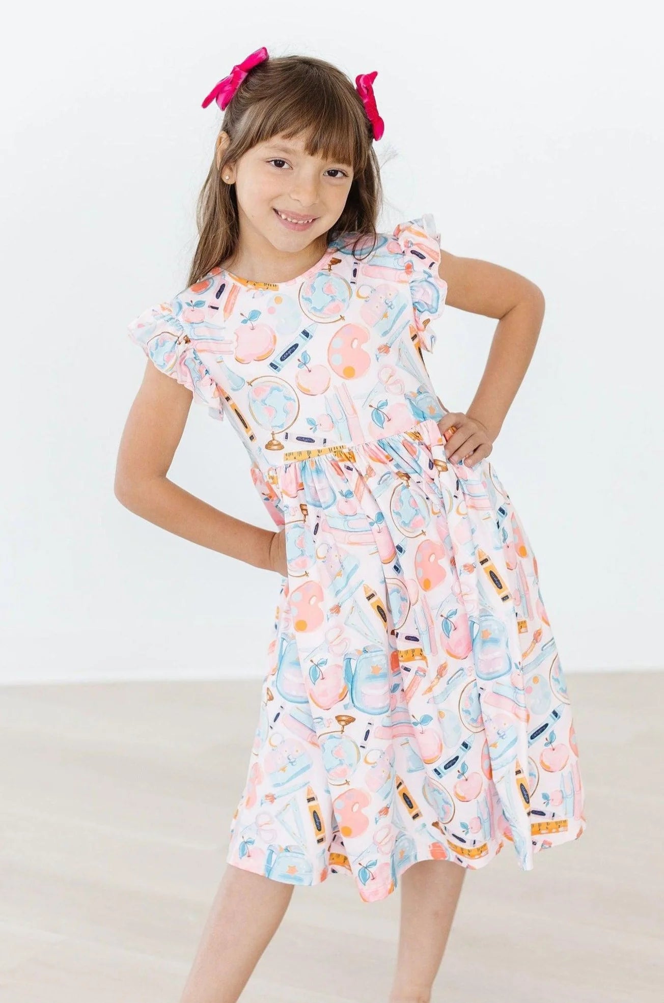 Mila & Rose - Class Act Flutter Sleeve Twirl Dress