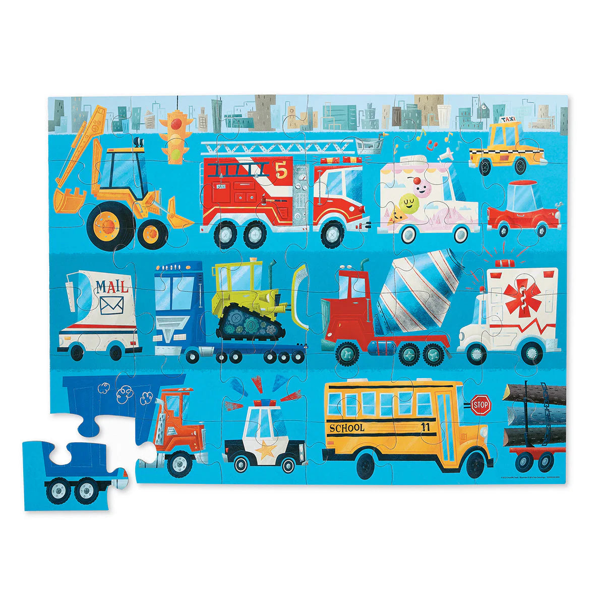 Vehicles 36 Piece Puzzle