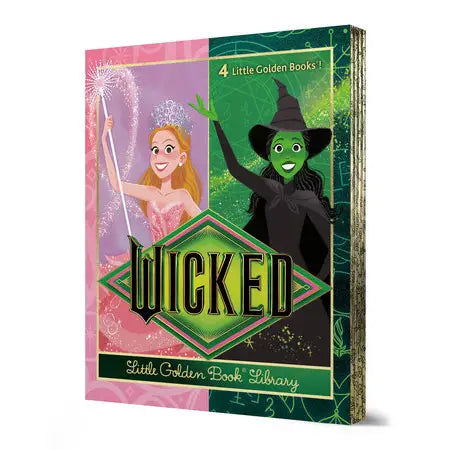 Wicked Little Golden Book boxed set featuring classic children's stories with colorful illustrations, by Penguin Random House LLC.