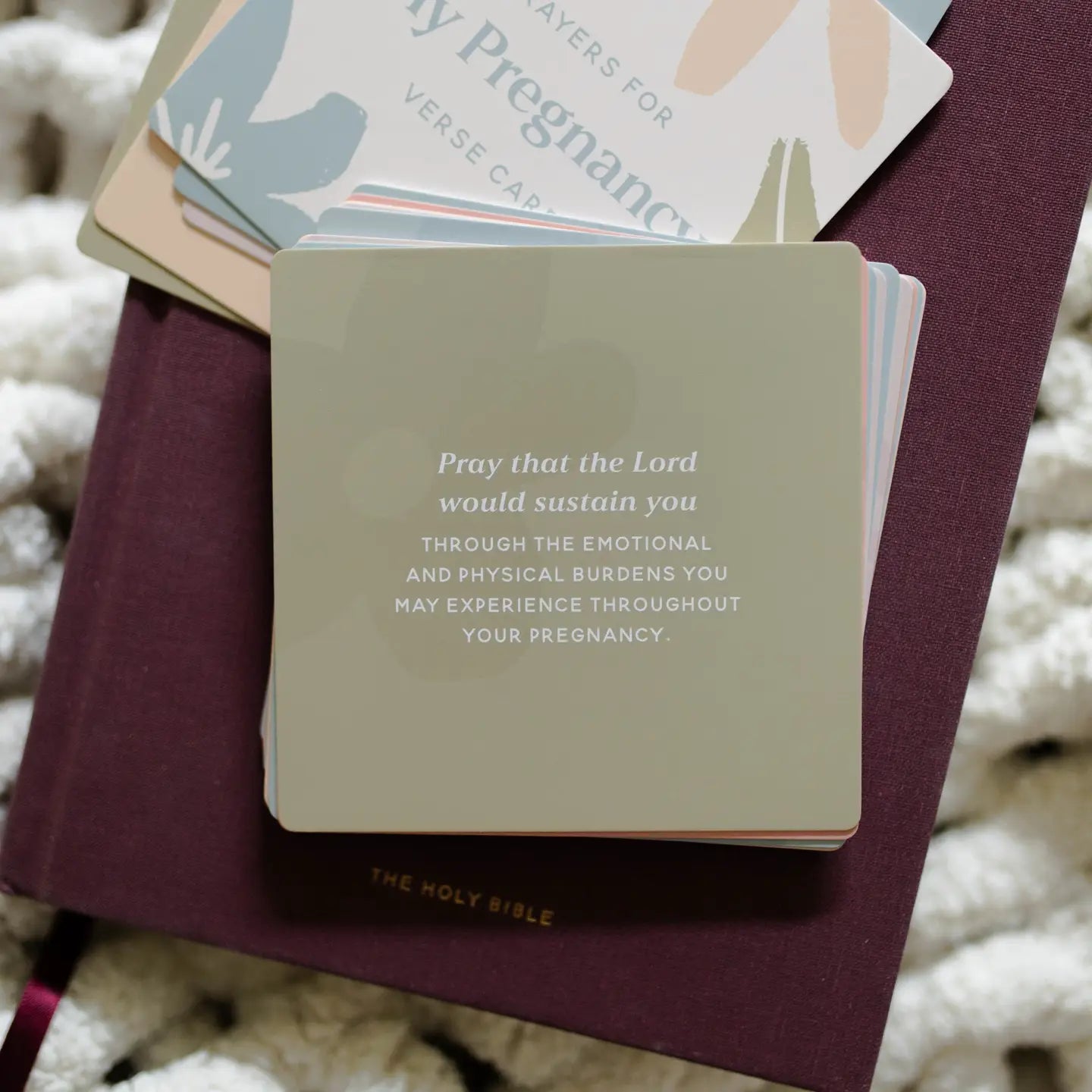 Prayers For My Pregnancy Verse Card Set