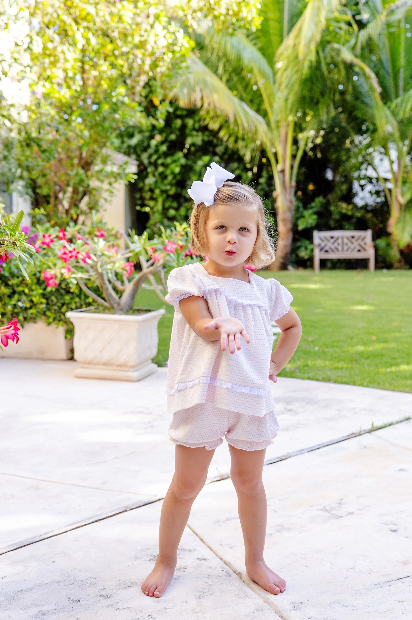 The Beaufort Bonnet Company - Darien Dot Flossy Frock Set