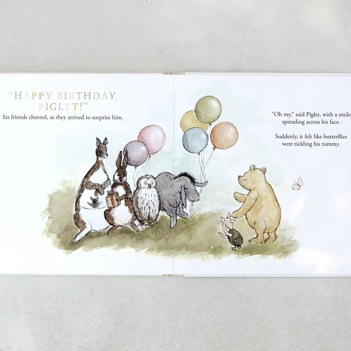 Winnie-The-Pooh book titled "Finding Feelings" by Paige Tate & Co. with colorful cover art featuring Pooh and friends