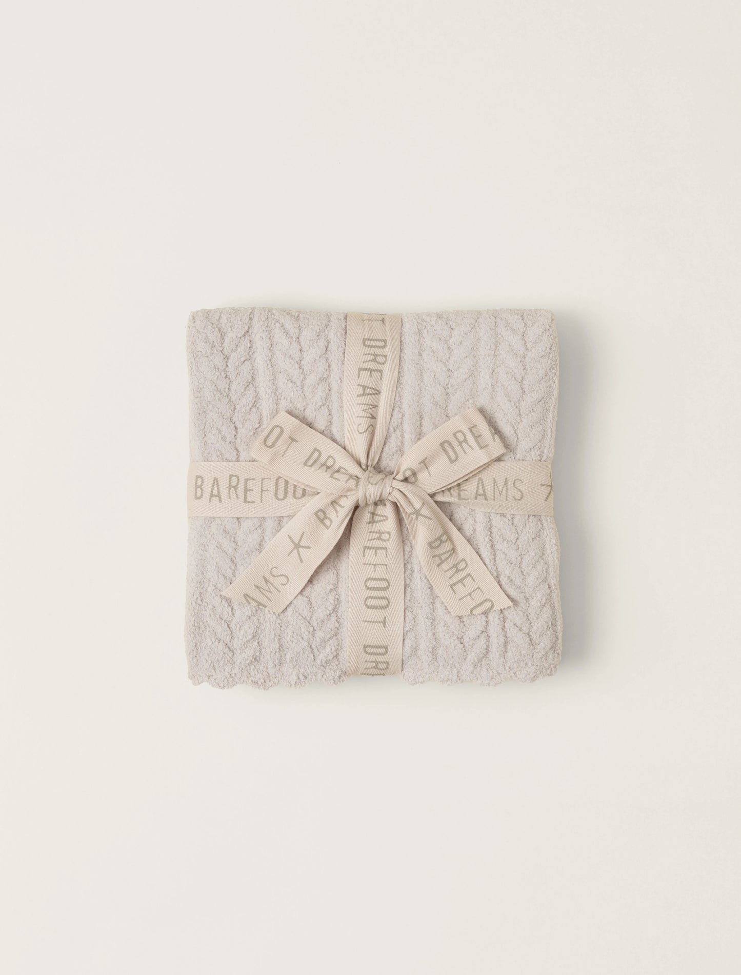 Barefoot Dreams - CozyChic Heirloom Receiving Blanket Stone