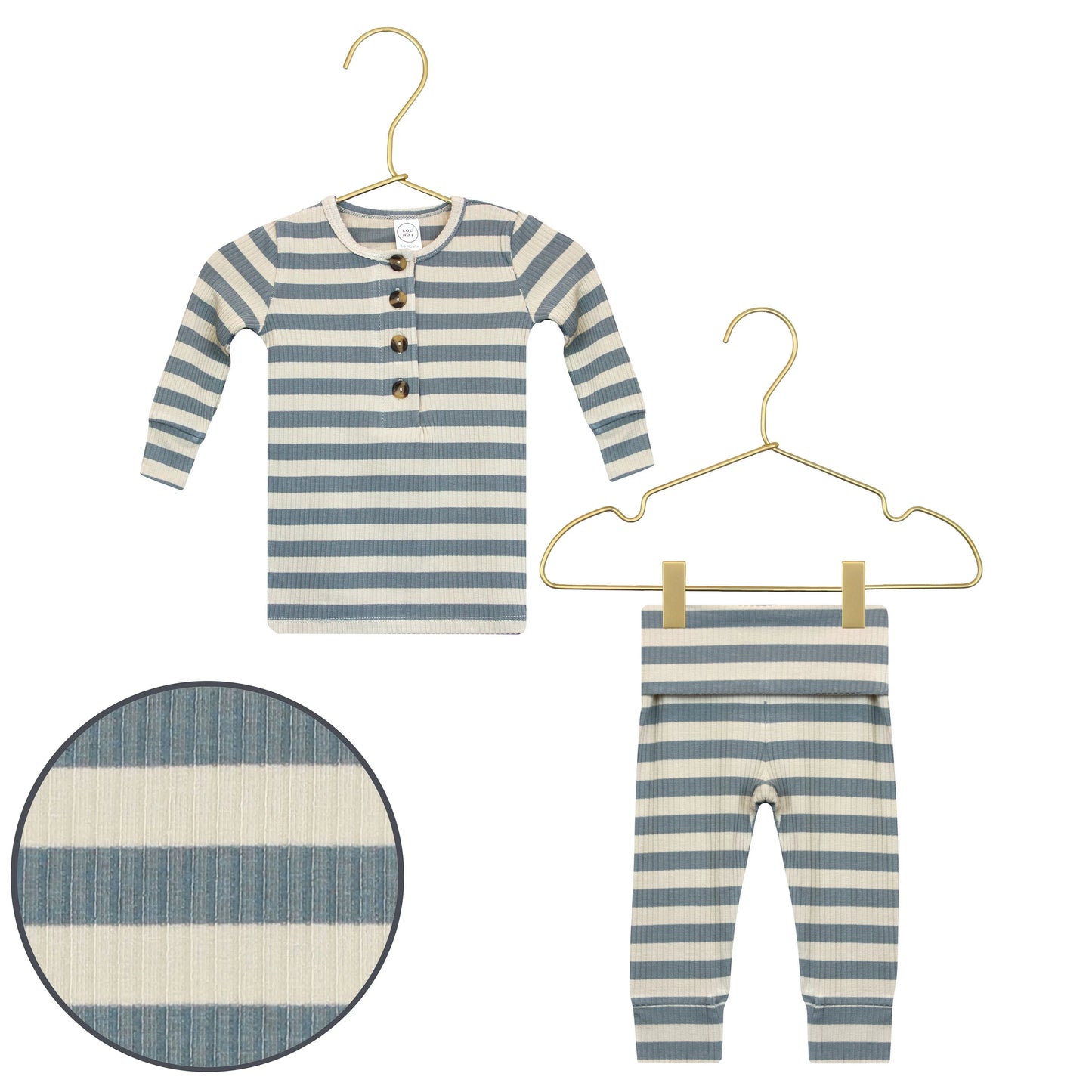 Lou Lou & Co - Lincoln Ribbed Top + Bottoms