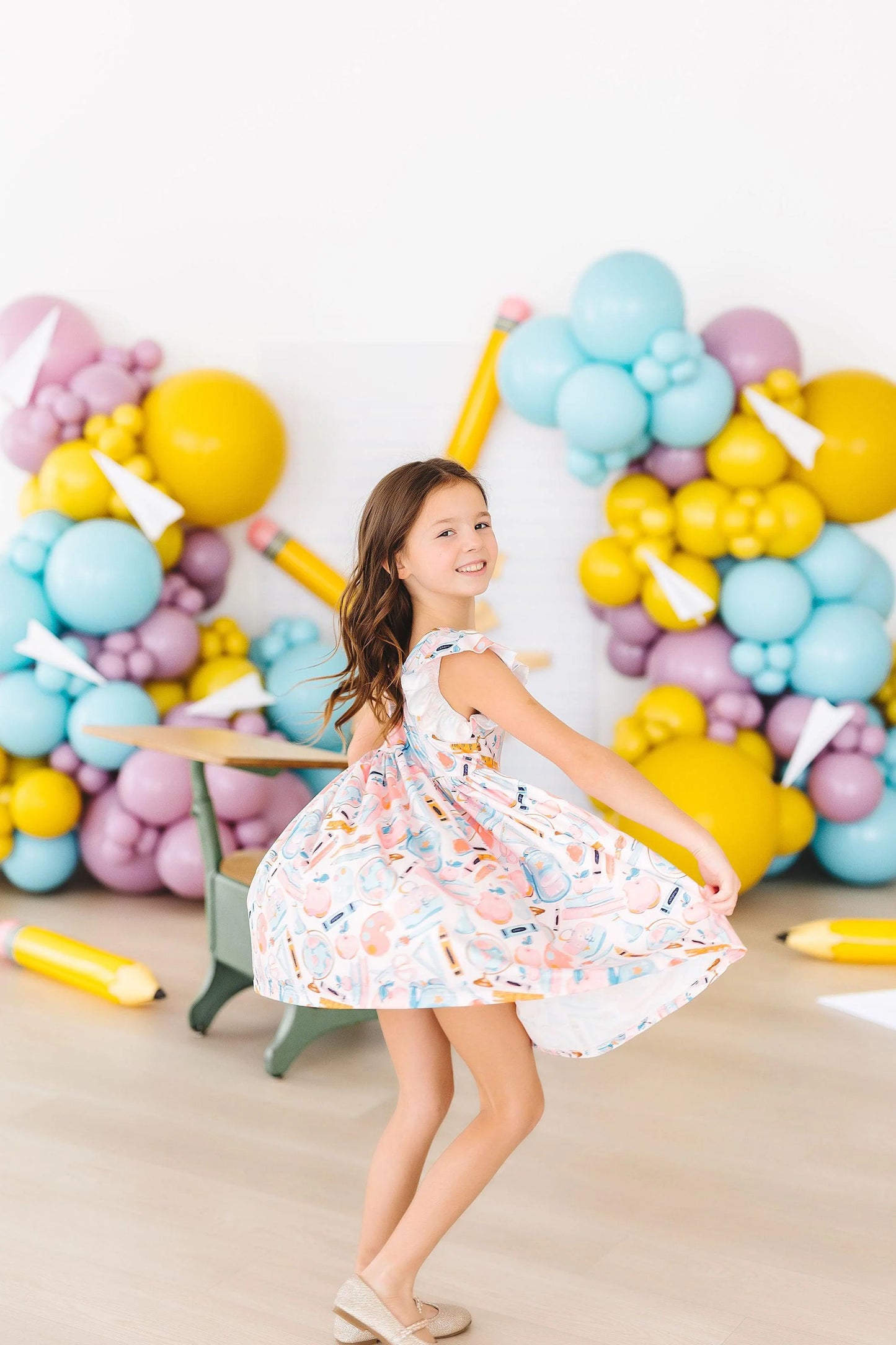 Mila & Rose - Class Act Flutter Sleeve Twirl Dress