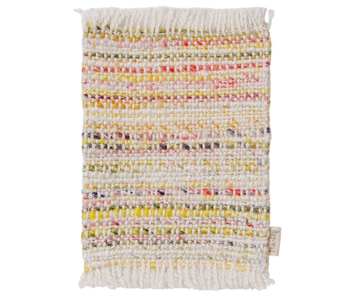 Maileg Mini Mouse Rug with Multicolor Stripes