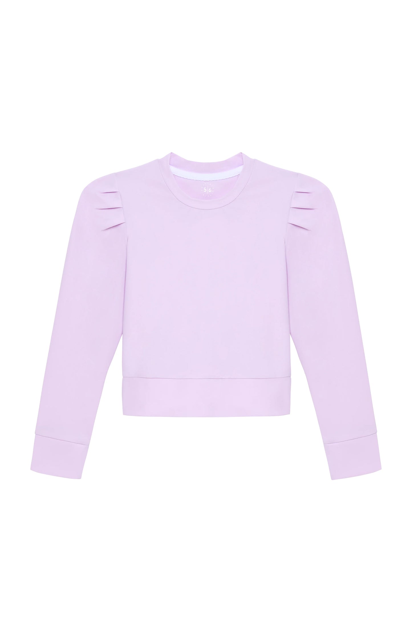 Lavender Ruffle Pullover