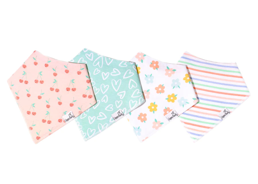 Copper Pearl Bib Set - Cheery