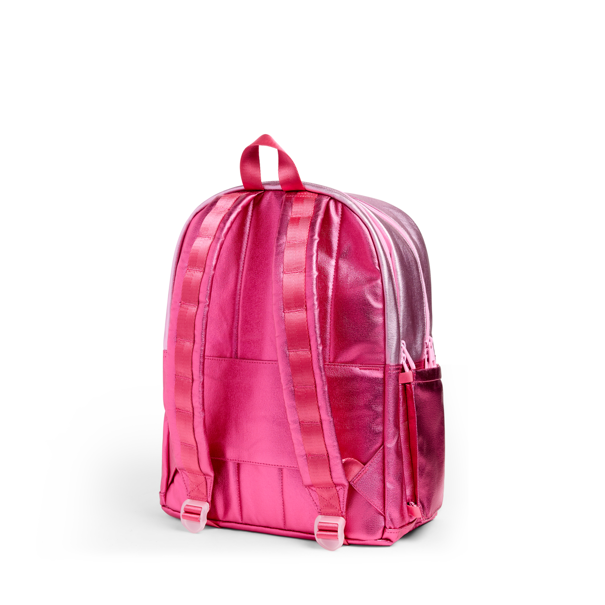 State Bags - Pink/Hot Pink Colorblock Kane Double Pocket Backpack