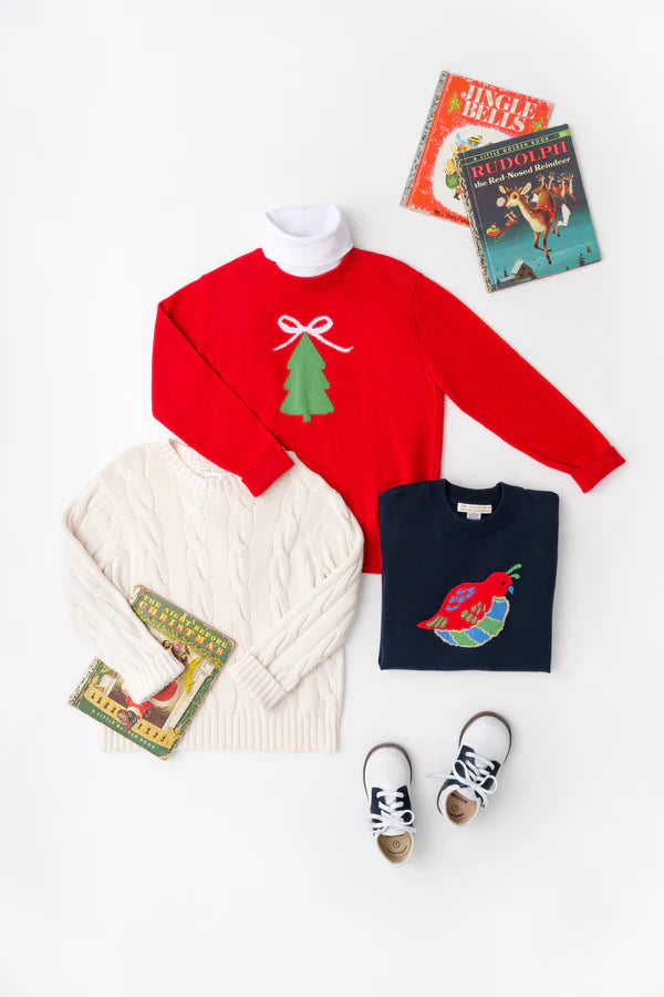 Richmond Red Christmas Tree Isabelle's Intarsia Sweater