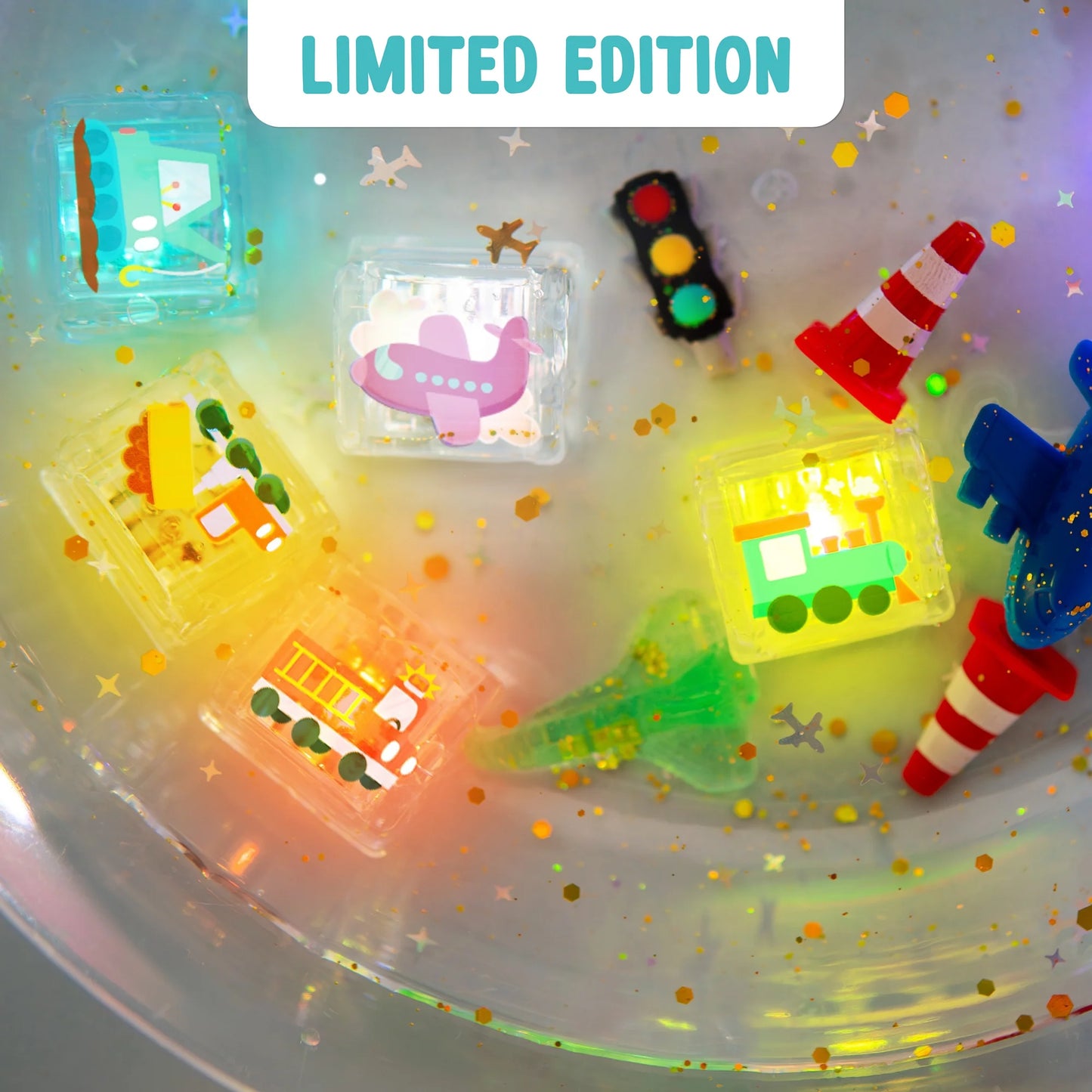Glo Pals - Awesome Autos Light-Up Cubes 6-Pack