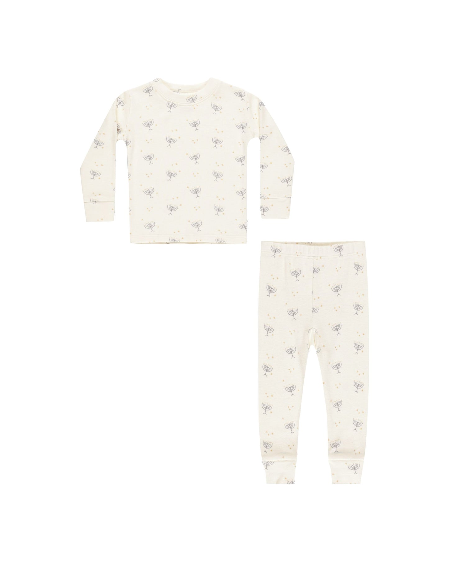 Rylee & Cru - Hanukkah Organic LS Pajama Set
