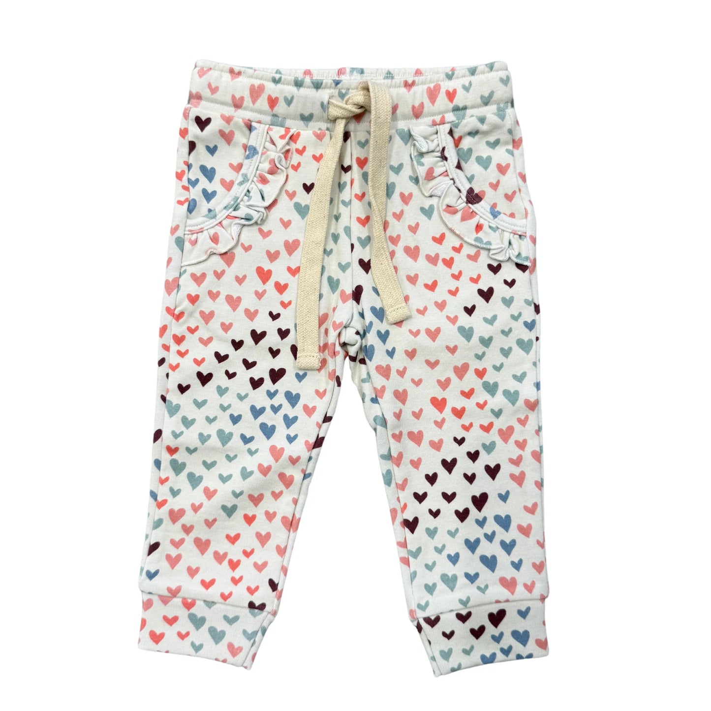 Rainbow Hearts Girl's Joggers