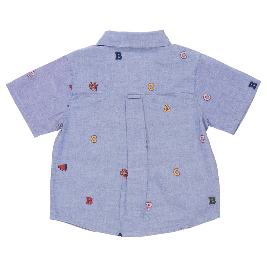 Pink Chicken - Boys Jack Shirt - Varsity Embroidery