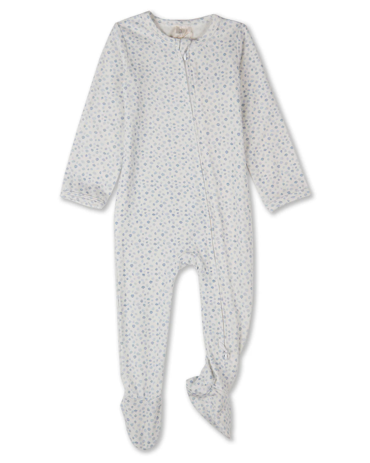 Blue Abstract Spots Footie