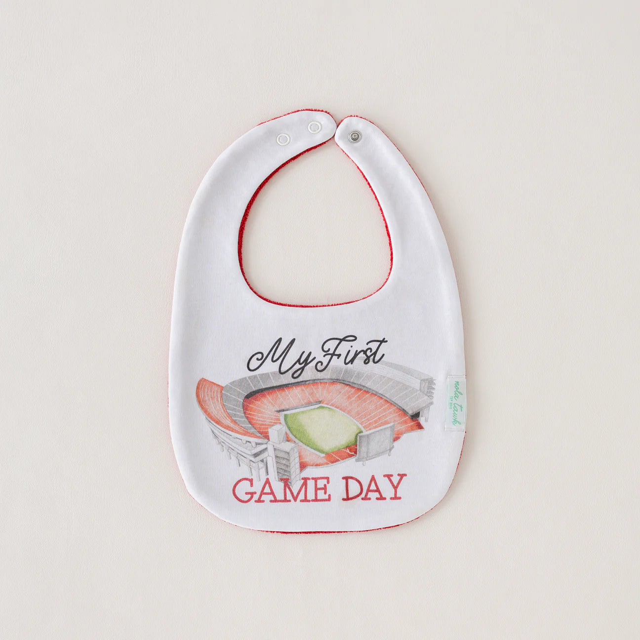 Georgia - My First Game Day Organic Cotton Bib