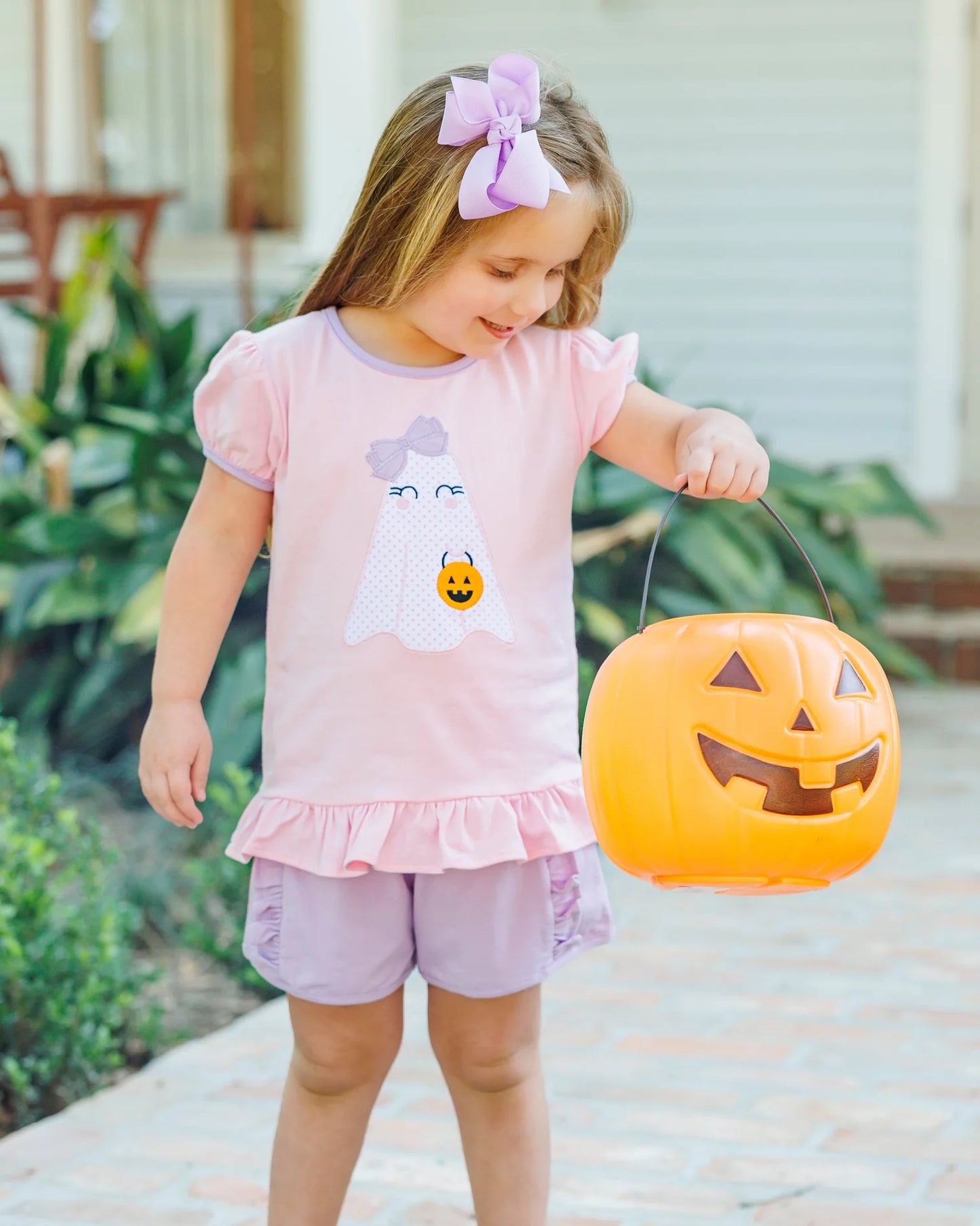 Boo Crew Ruffle Top