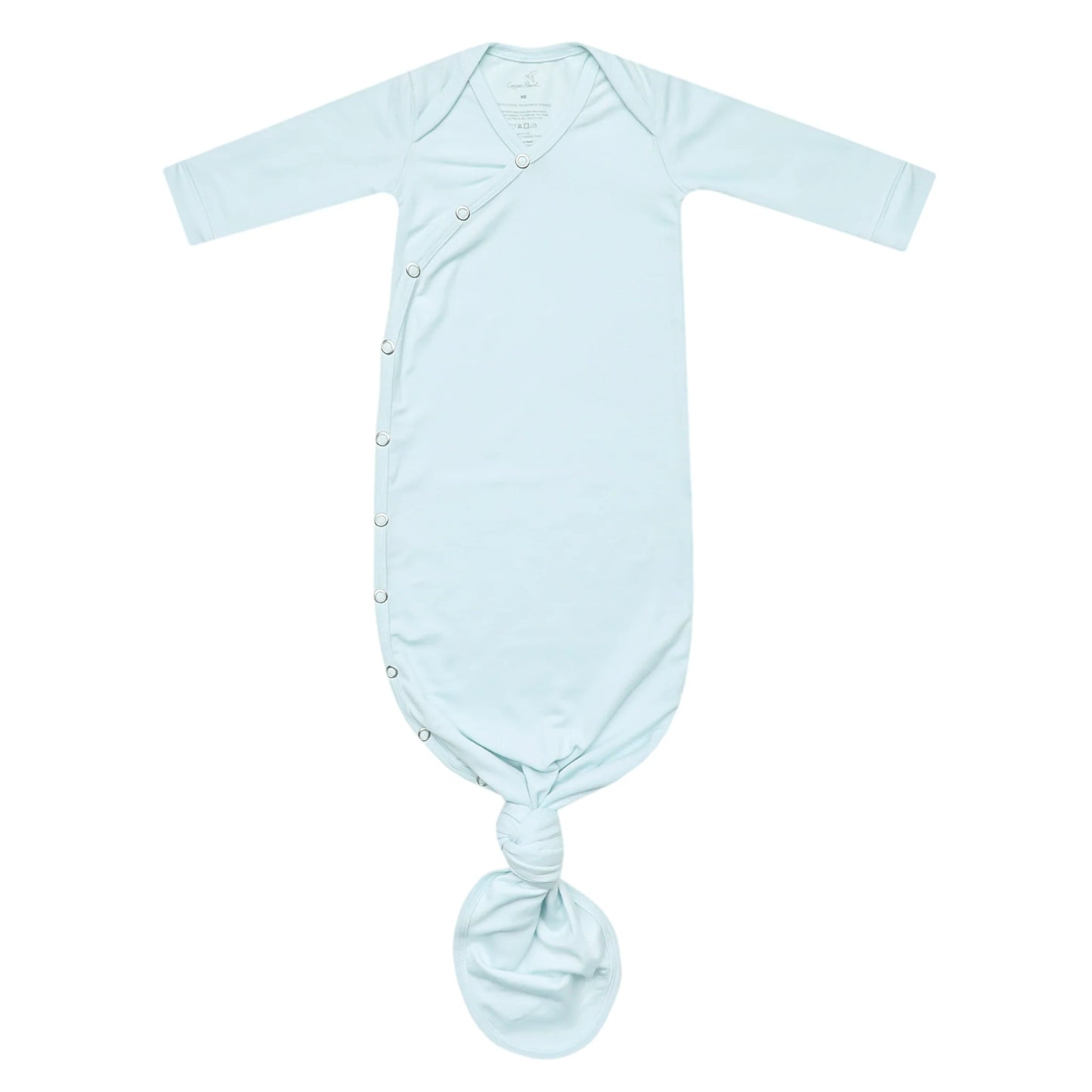 Copper Pearl Air Newborn Knotted Gown featuring a soft, breathable fabric with a knotted design suitable for newborn babies.