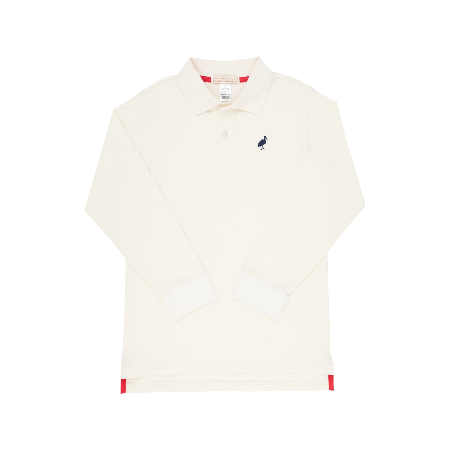 The Beaufort Bonnet Company - Palmetto Pearl Prim and Proper Polo LS-Pima