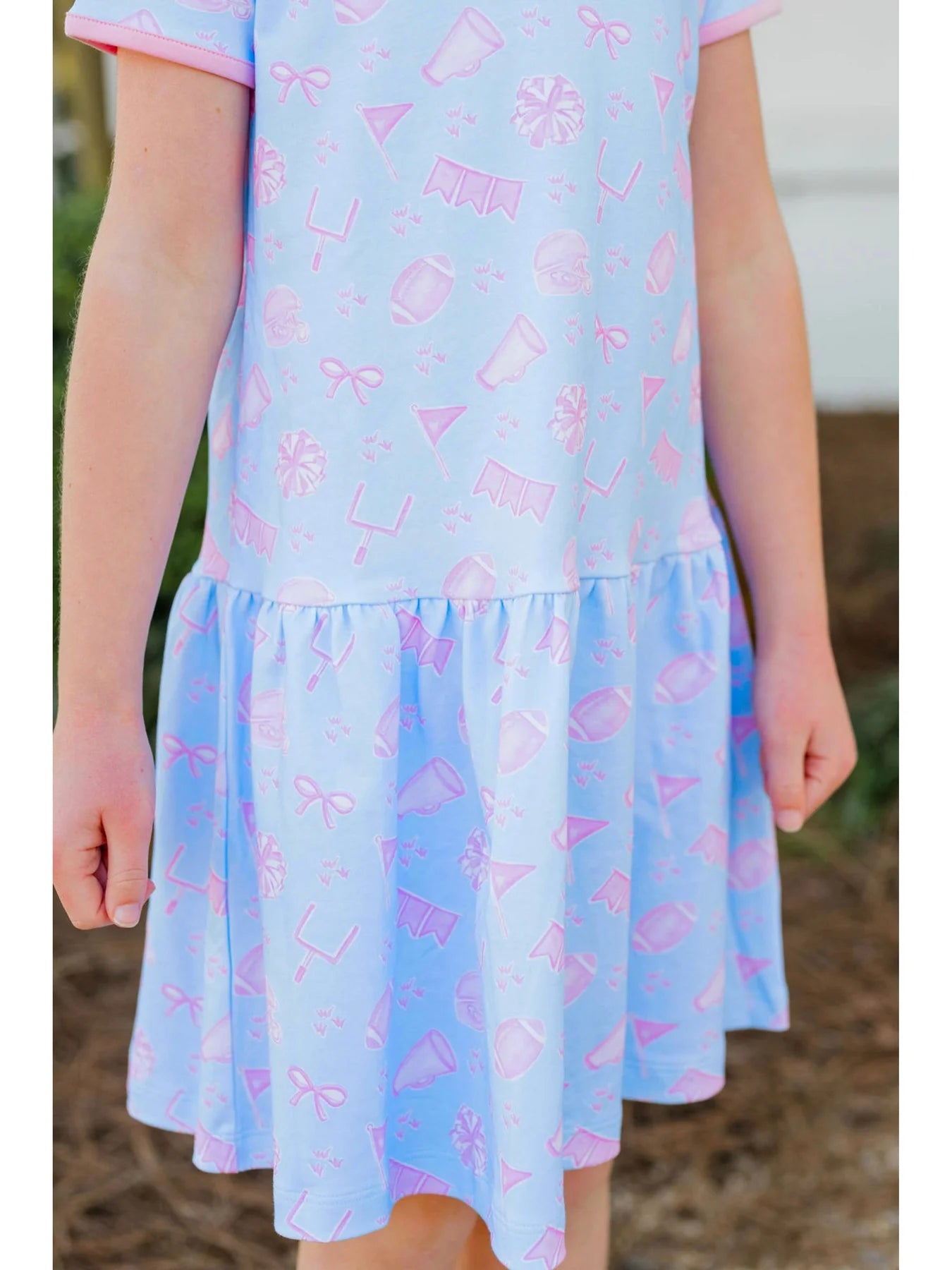 James & Lottie - Game On Knit Loren Drop waist Dress