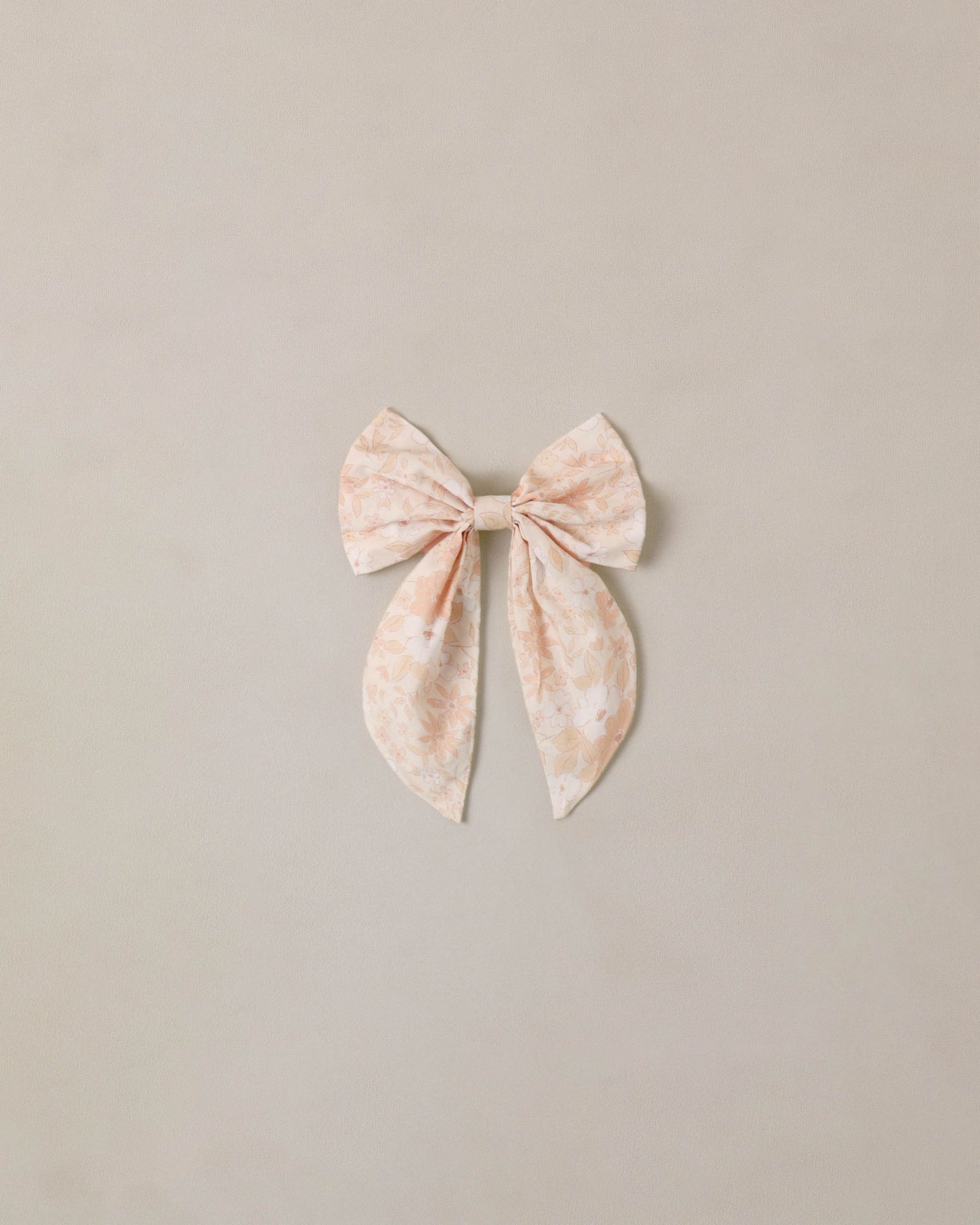 Natural pastel garden-inspired Everly bow by Noralee featuring soft pastel colors and elegant floral design.