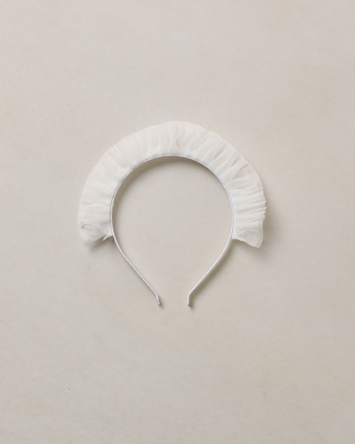 Ivory Ruffle Headband