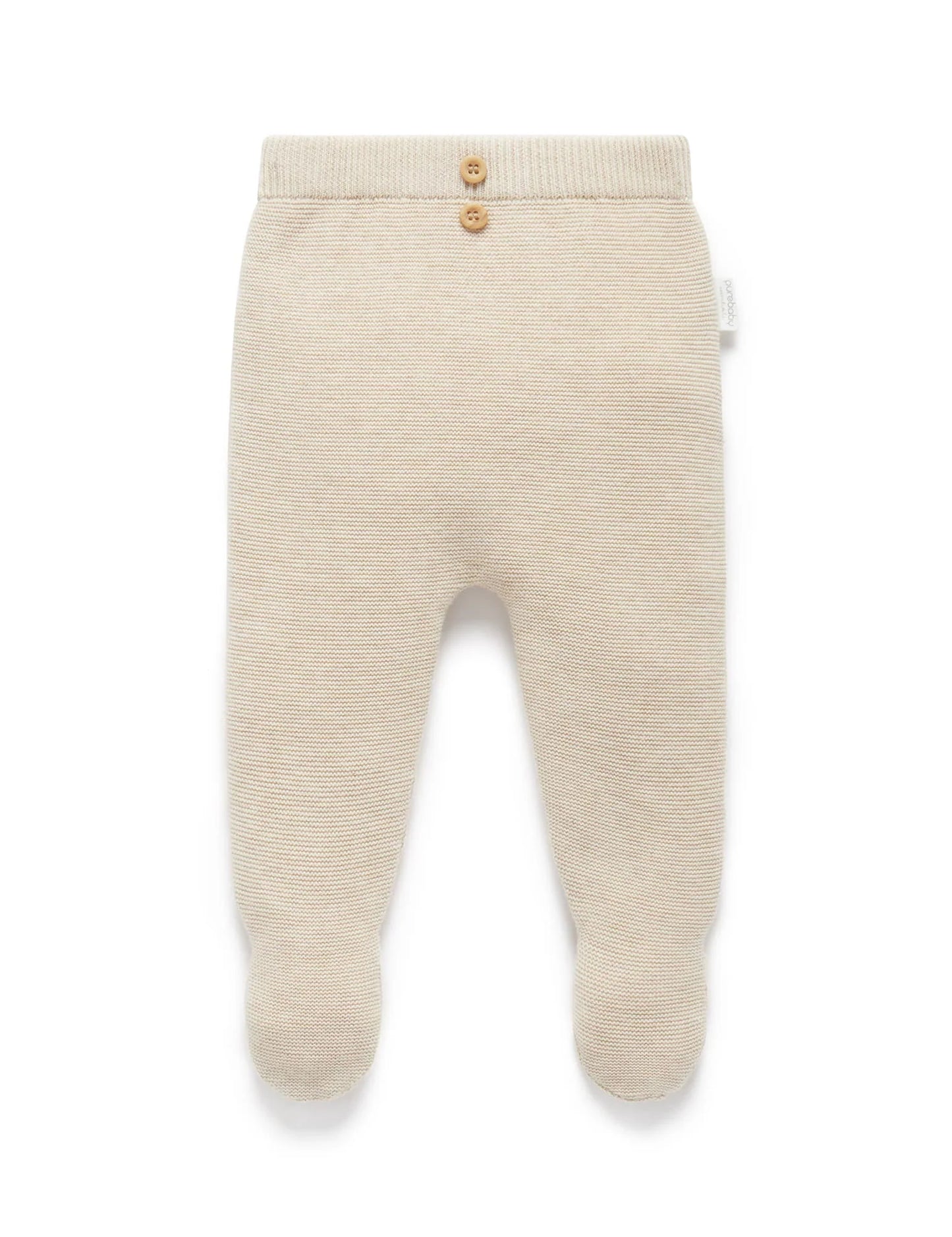 Purebaby - Wheat Textured Cardigan and Legging Set