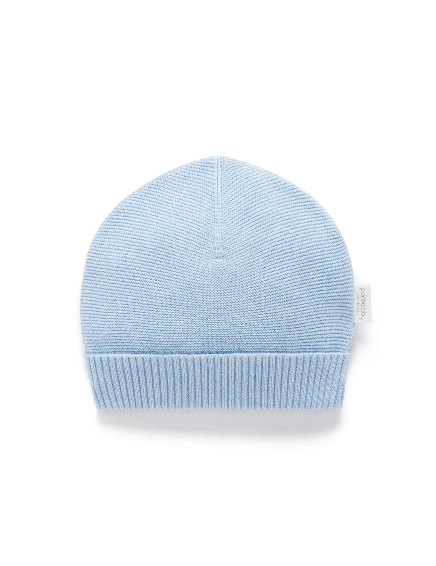 Purebaby - Blue Textured Beanie