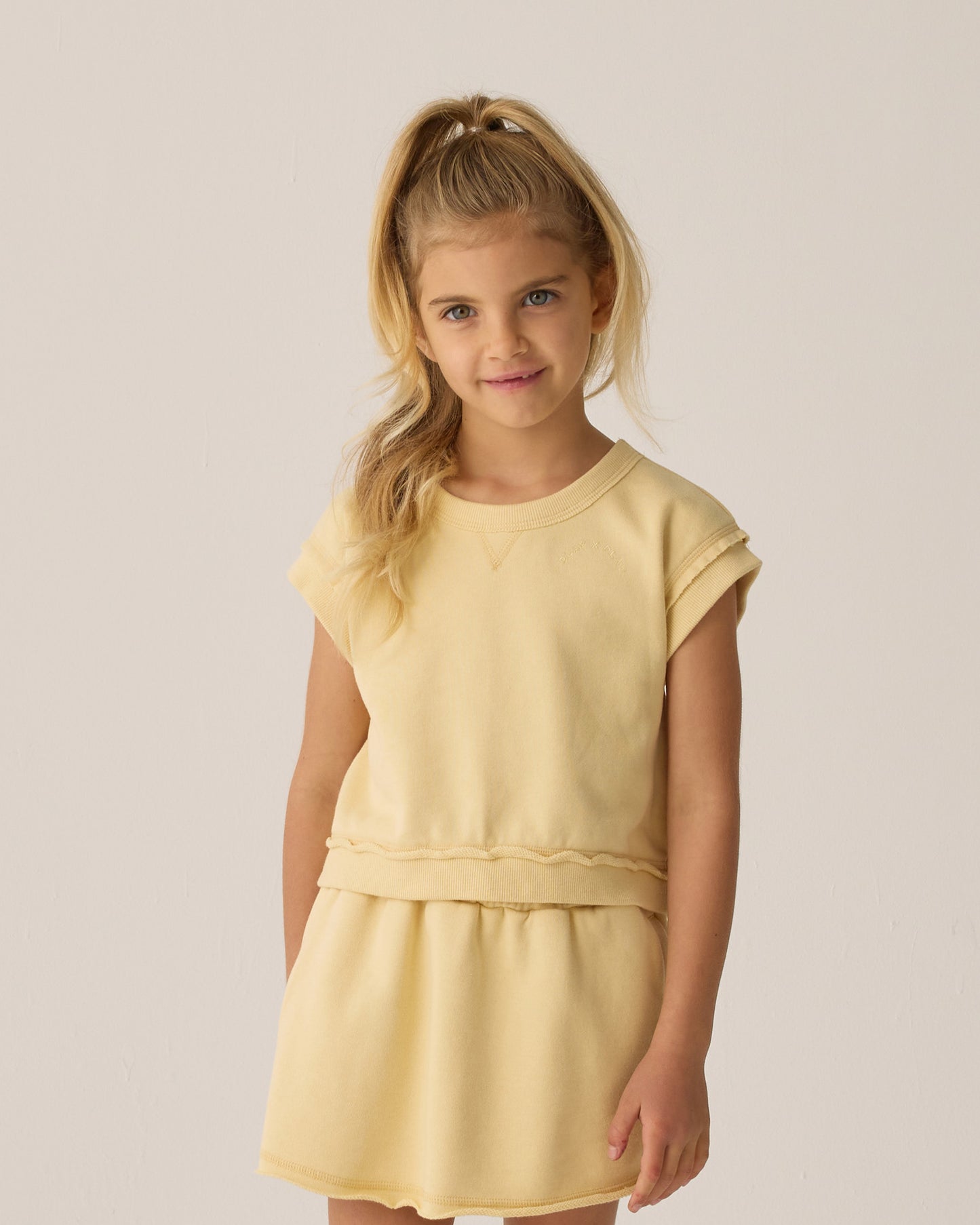 Rylee & Cru - Yellow Volley Skirt