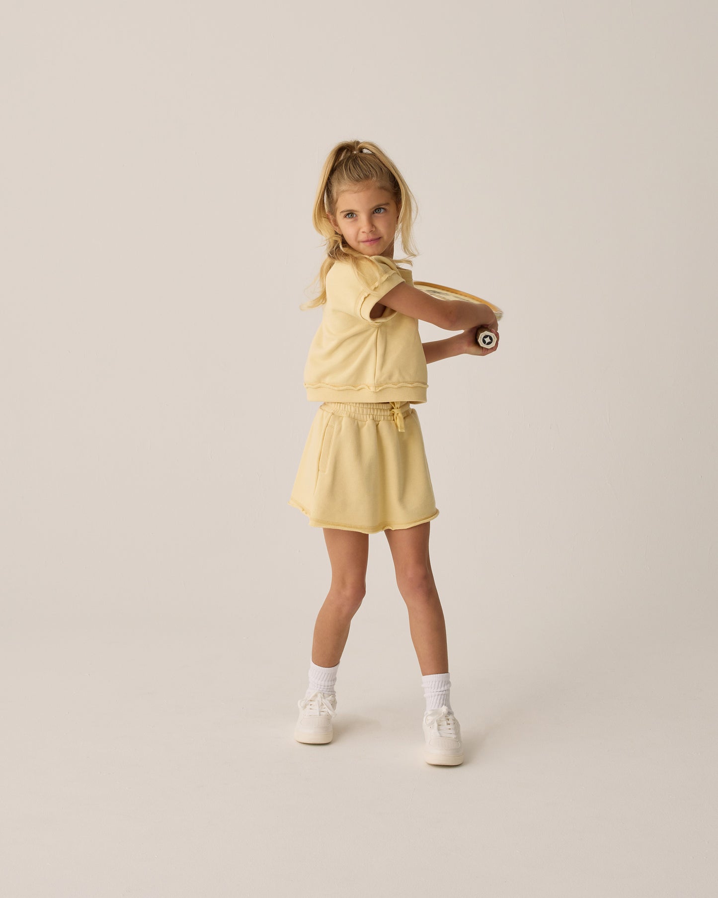Rylee & Cru - Yellow Volley Skirt