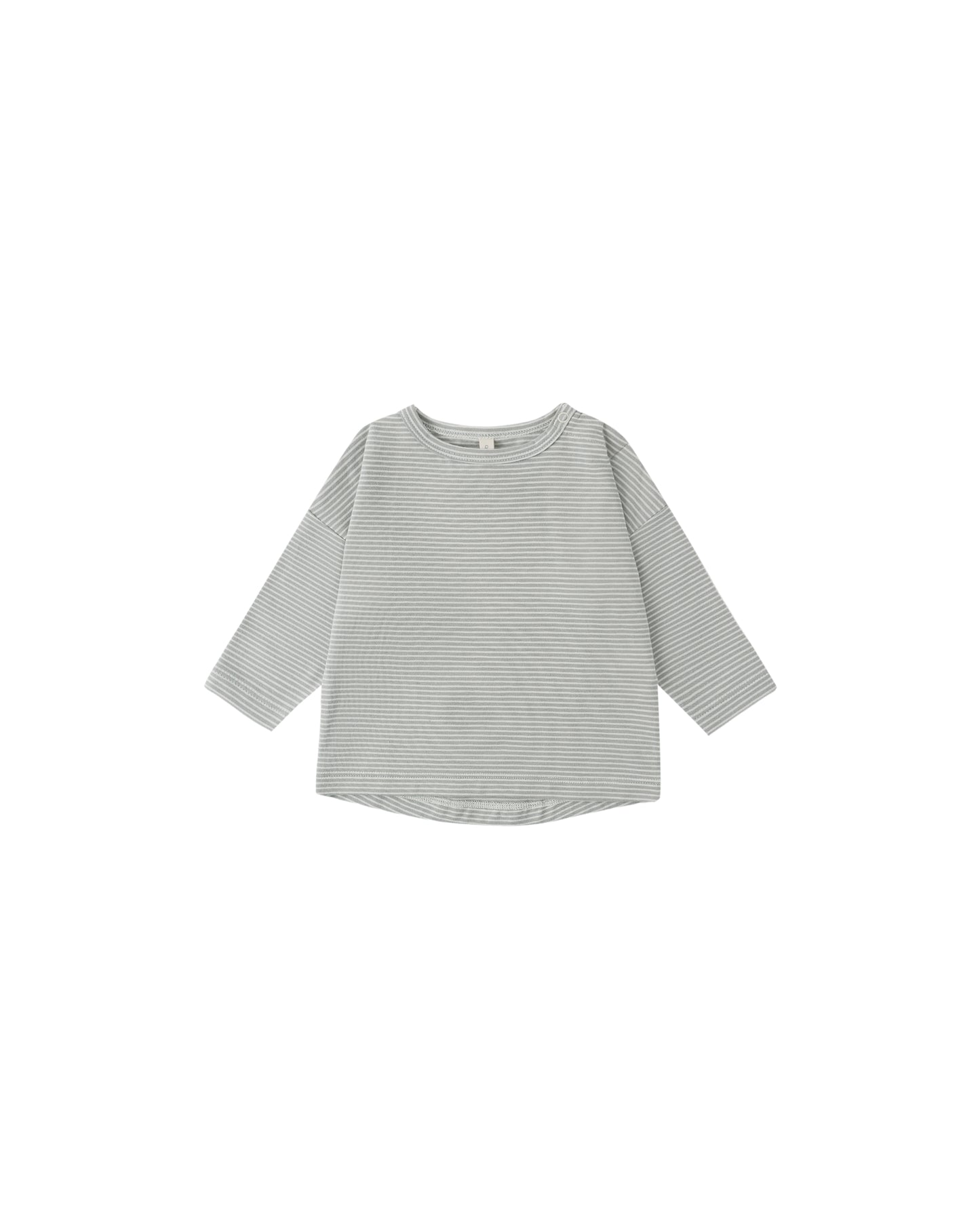 Sage Micro Stripe Long Sleeve Tee